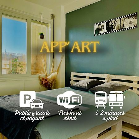 Appart Proche Gare Tgv Angouleme Deco Theme Bande Dessinee Exterior photo